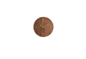 Light & Living - Klok VETI - 41x6x41cm - Bruin