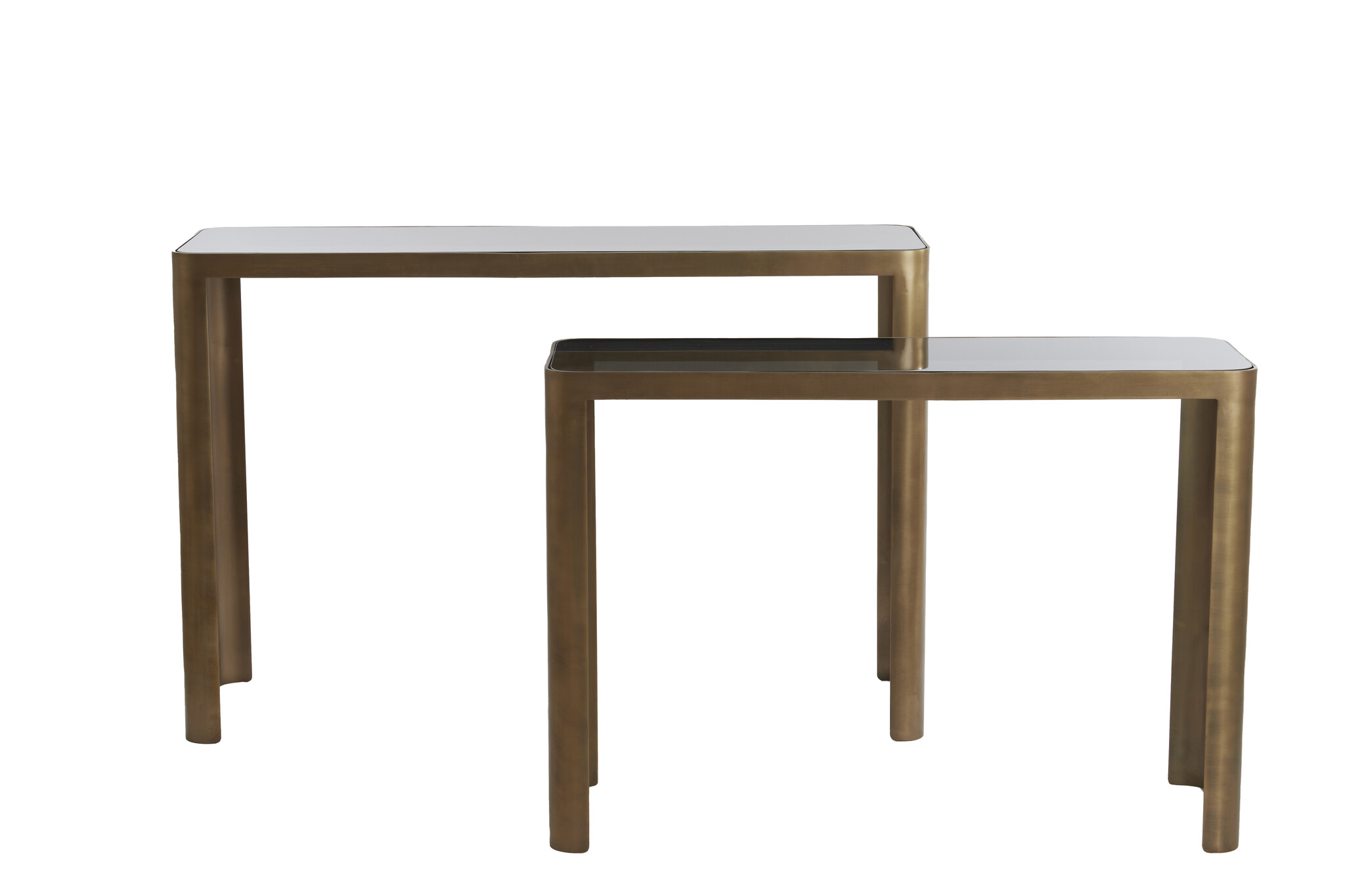 Light & Living - Side OXE - 120x35x80cm - Brons - Set van 2