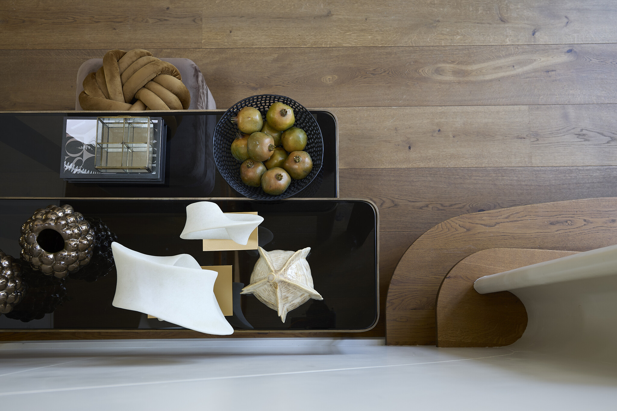 Light & Living - Side OXE - 120x35x80cm - Brons - Set van 2