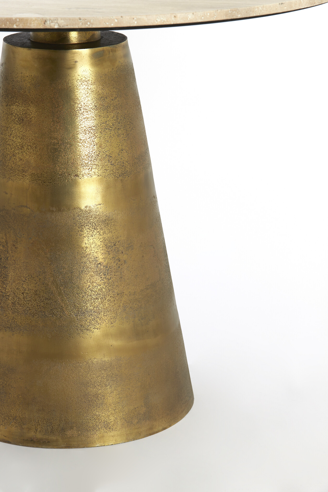 Light & Living - Eettafel YNEZ - Ø120x78cm - Bruin