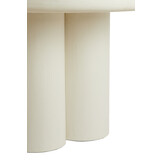 Light & Living - Eettafel MIZUHO - Ø130x78cm - Wit