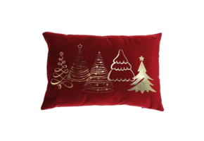 Unique Living - Sierkussen Gold Red - 40x60cm