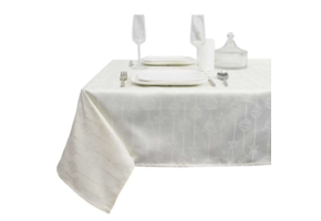 Unique Living - Tafelkleed Raula Dove White - 145x250cm