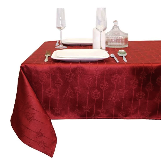 Unique Living - Tafelkleed Raula Red - 145x200cm