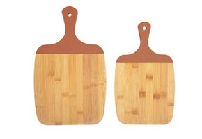 Present Time - Cutting Board Set Gourmet - Orange