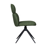 LABEL51 - Eetkamerstoel Finn - Groen - 62x49x91cm - Set van 2