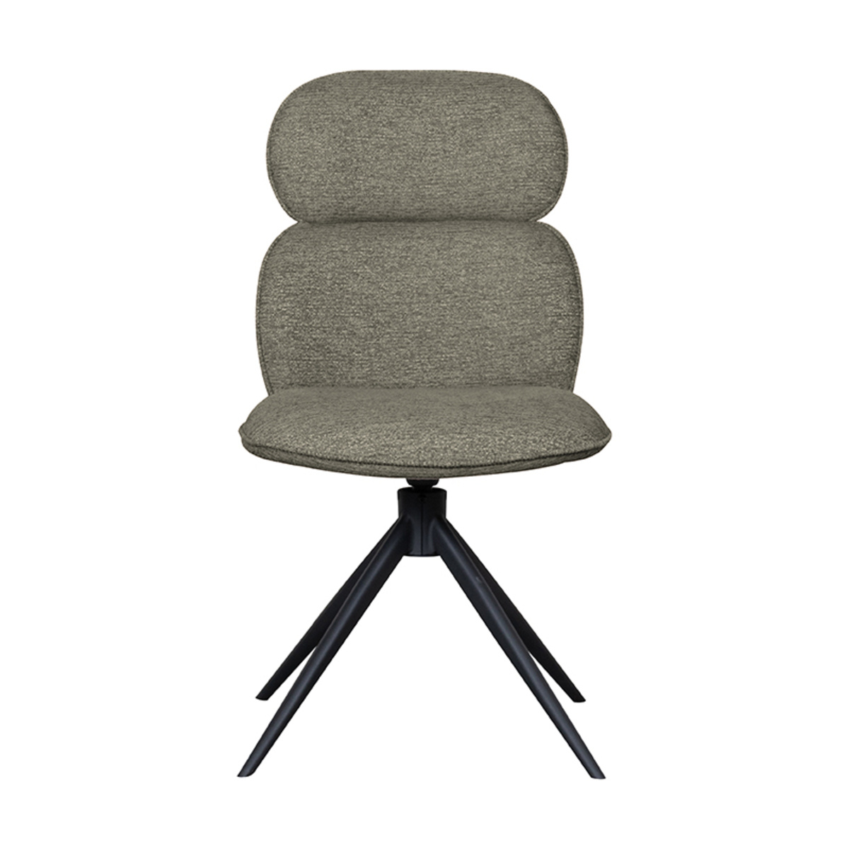 LABEL51 Eetkamerstoel Finn - Truffel grijs - Boucle - set van 2