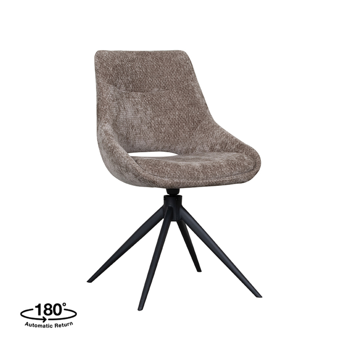 LABEL51 - Eetkamerstoel Marlow - Hunter - 63x48x86cm - Set van 2