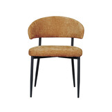 LABEL51 Eetkamerstoel Bliss - Oranje - Elite - set van 2