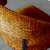 LABEL51 Eetkamerstoel Bliss - Oranje - Elite - set van 2