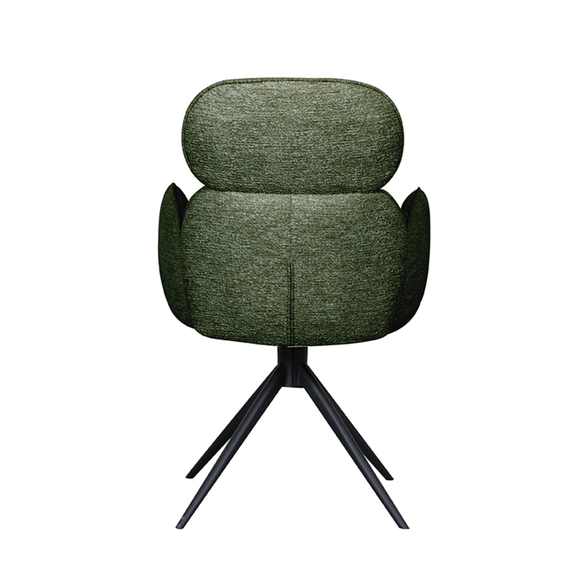 LABEL51 - Eetkamerstoel Vidar - Groen - 62x58x91cm - Set van 2