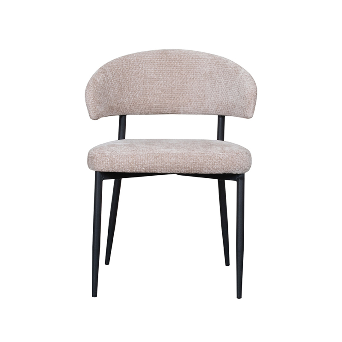 LABEL51 - Eetkamerstoel Bliss - Clay - 55x56x76cm - Set van 2