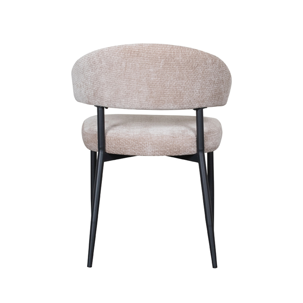 LABEL51 - Eetkamerstoel Bliss - Clay - 55x56x76cm - Set van 2