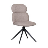 LABEL51 - Eetkamerstoel Finn - Beige - 62x49x91cm - Set van 2