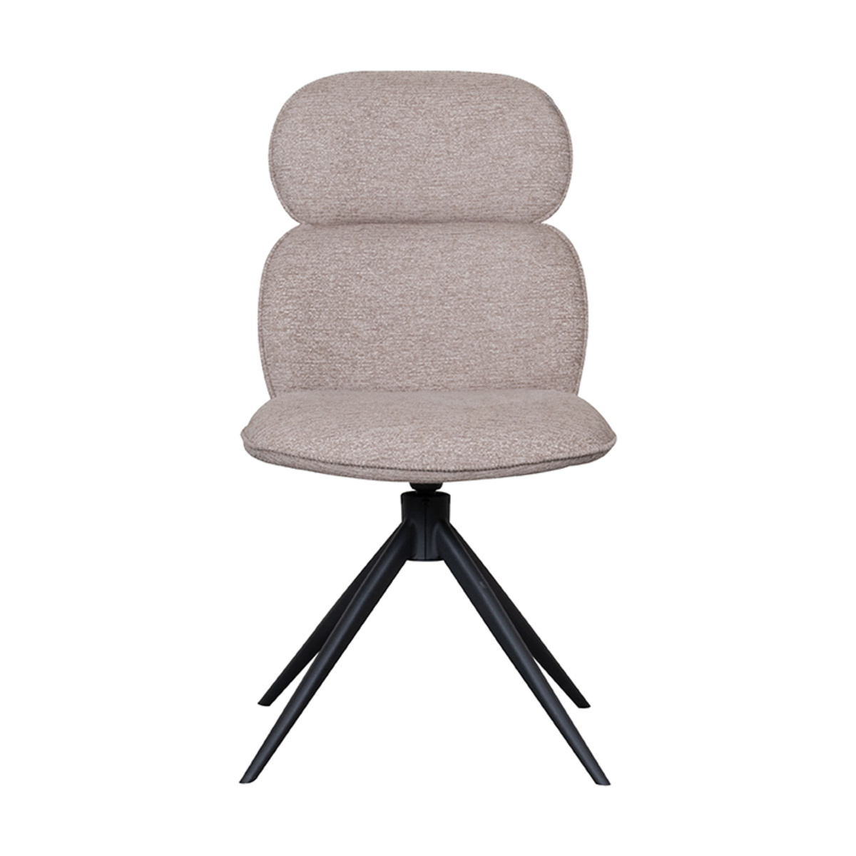 LABEL51 Eetkamerstoel Finn - Naturel - Boucle - set van 2