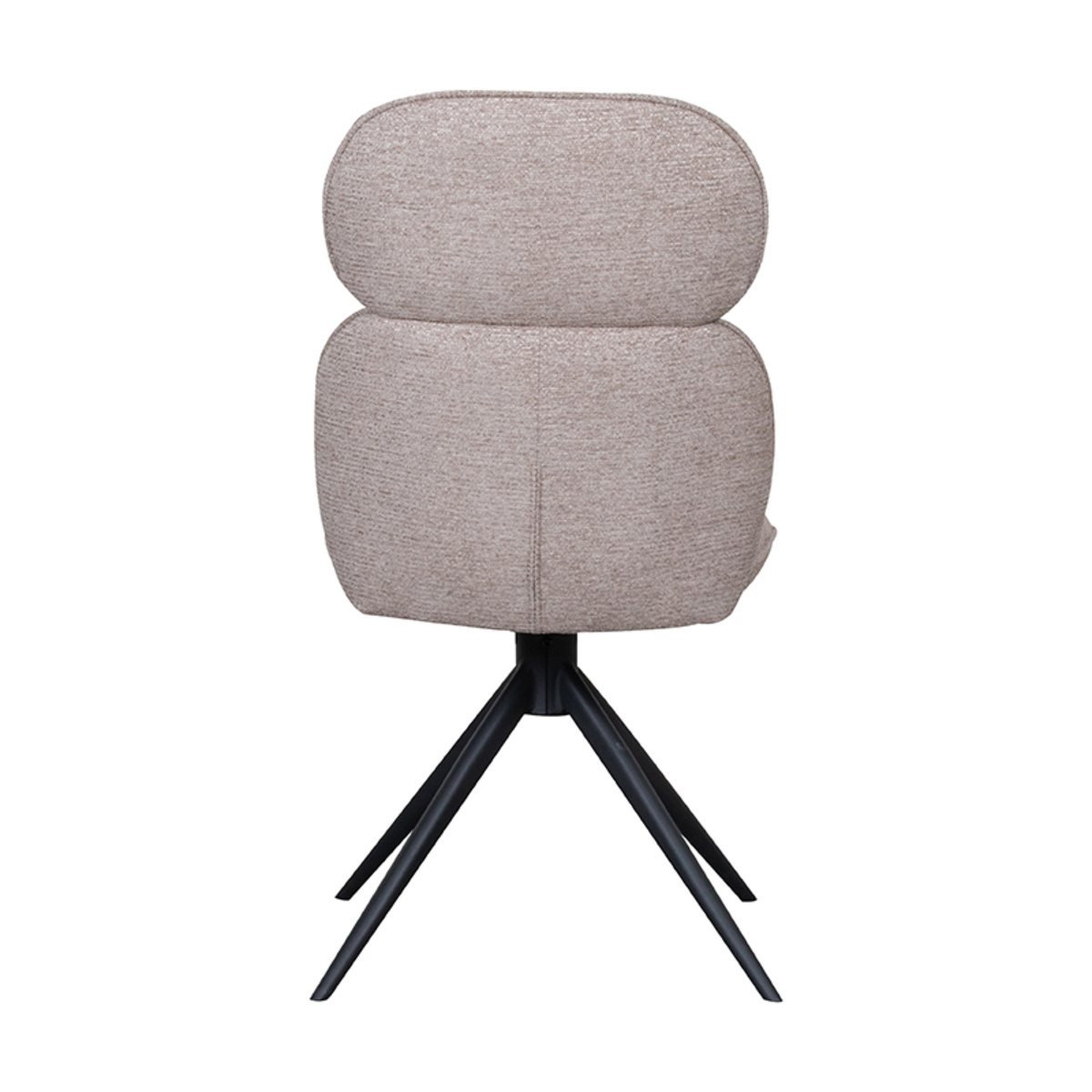 LABEL51 - Eetkamerstoel Finn - Beige - 62x49x91cm - Set van 2