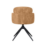 LABEL51 Eetkamerstoel Levi - Oranje - Elite - set van 2