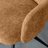 LABEL51 Eetkamerstoel Levi - Oranje - Elite - set van 2