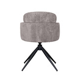 LABEL51 Eetkamerstoel Dinner - Stone - Elite - set van 2