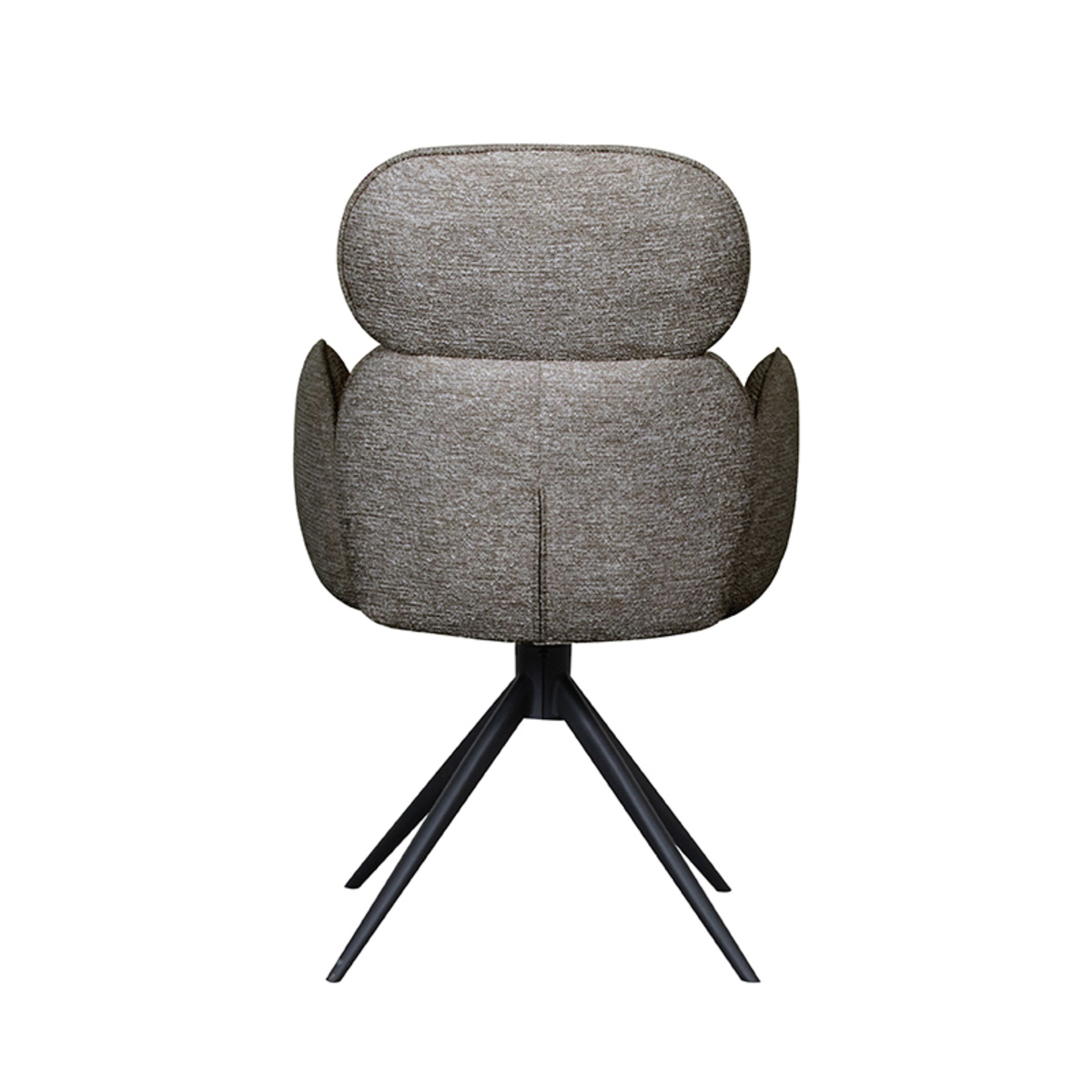 LABEL51 Eetkamerstoel Vidar - Truffel grijs - Boucle - set van 2