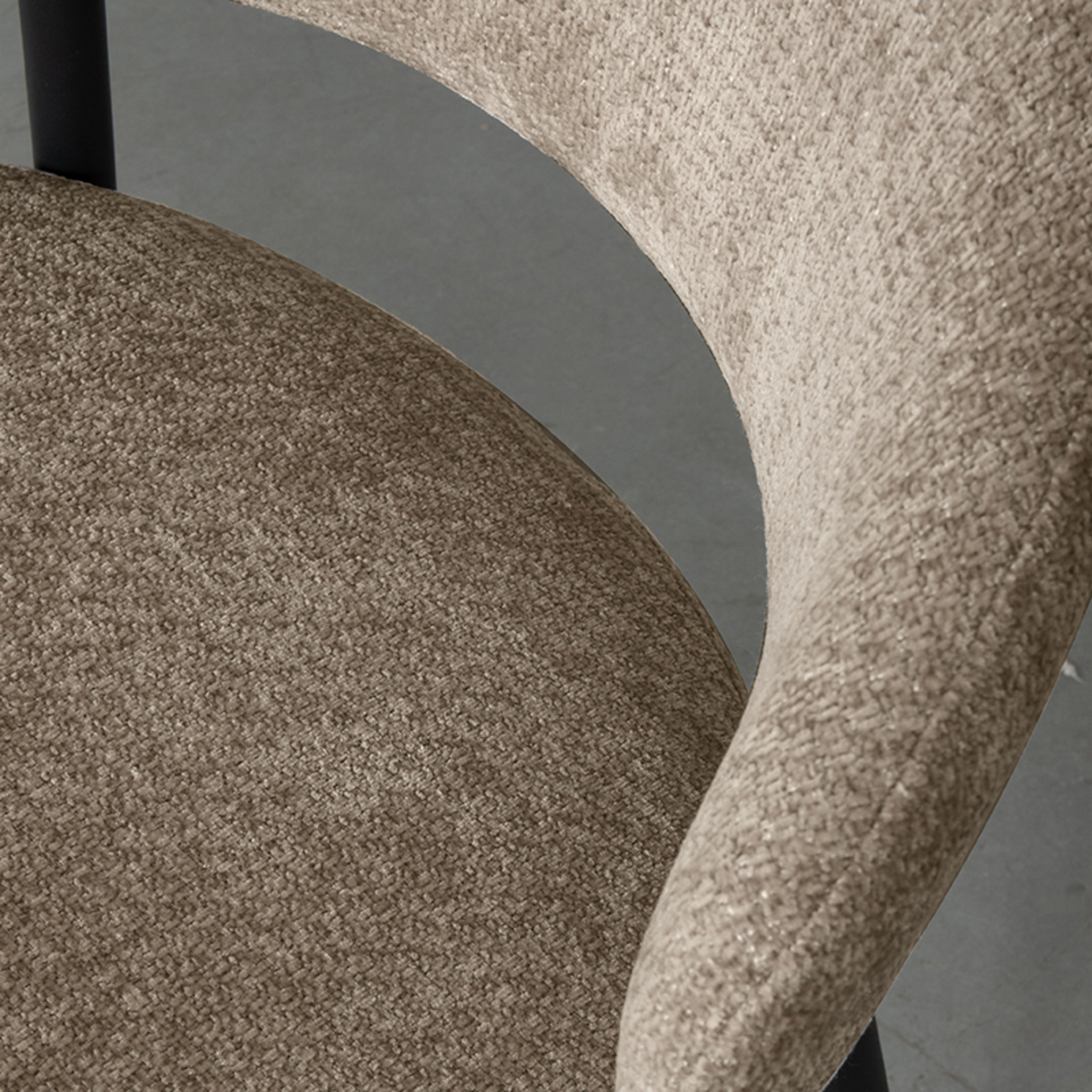 LABEL51 - Eetkamerstoel Bliss - Hunter - 55x56x76cm - Set van 2