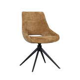 LABEL51 - Eetkamerstoel Marlow - Mustard - 63x48x86cm - Set van 2