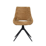 LABEL51 - Eetkamerstoel Marlow - Mustard - 63x48x86cm - Set van 2