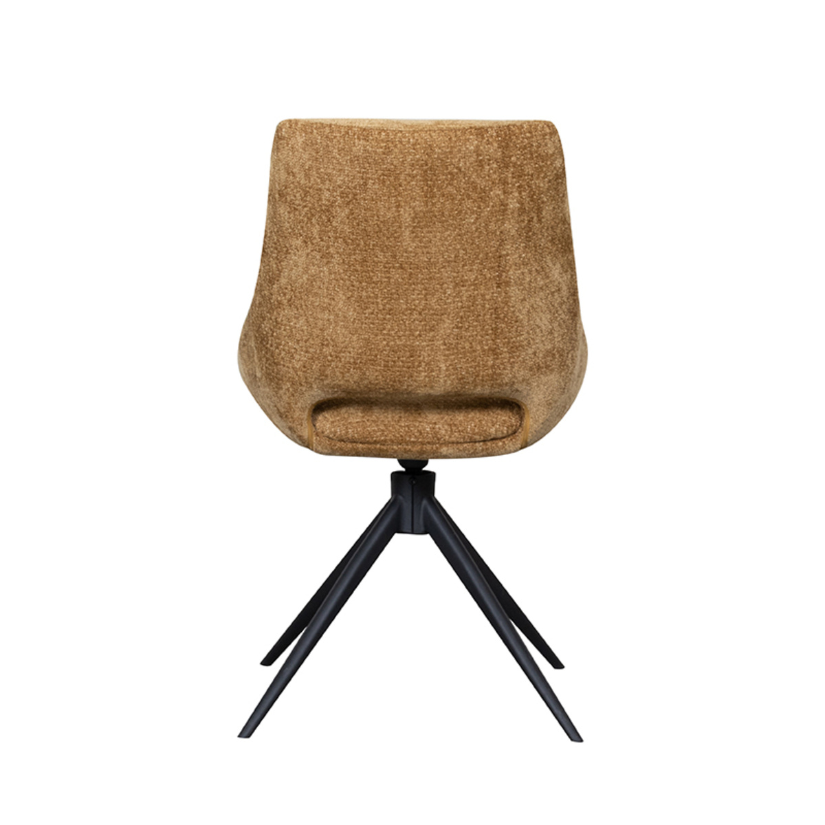 LABEL51 - Eetkamerstoel Marlow - Mustard - 63x48x86cm - Set van 2