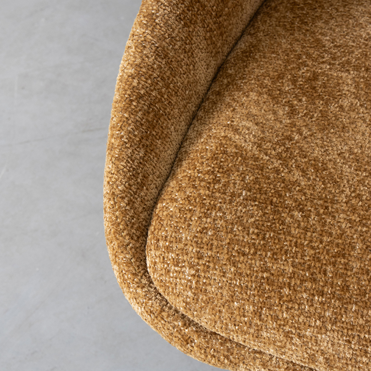LABEL51 - Eetkamerstoel Marlow - Mustard - 63x48x86cm - Set van 2