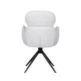 LABEL51 Eetkamerstoel Vidar - Naturel - Boucle - set van 2