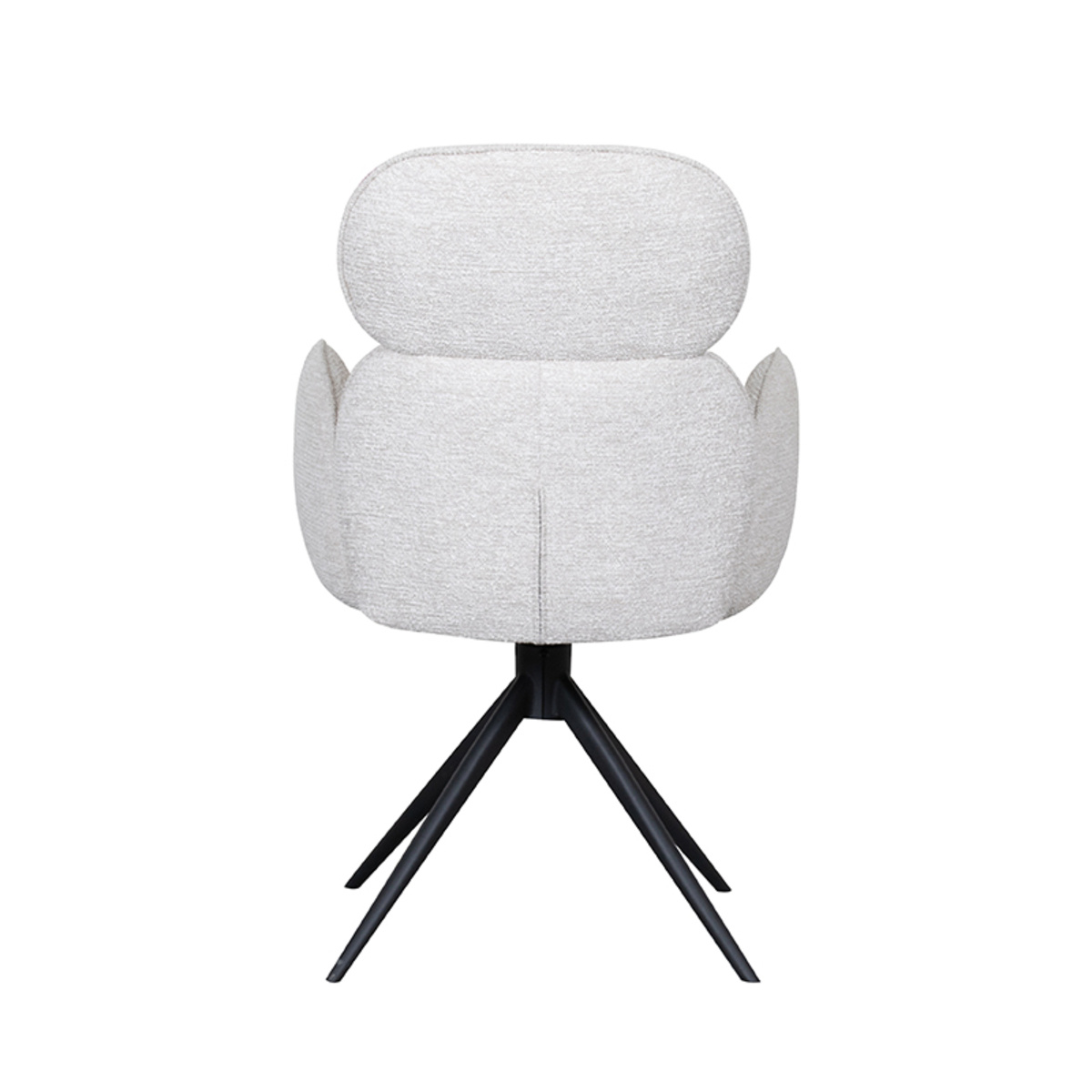 LABEL51 Eetkamerstoel Vidar - Naturel - Boucle - set van 2