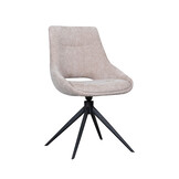 LABEL51 - Eetkamerstoel Marlow - Clay - 63x48x86cm - Set van 2