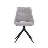 LABEL51 - Eetkamerstoel Marlow - Stone - 63x48x86cm - Set van 2