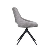 LABEL51 - Eetkamerstoel Marlow - Stone - 63x48x86cm - Set van 2