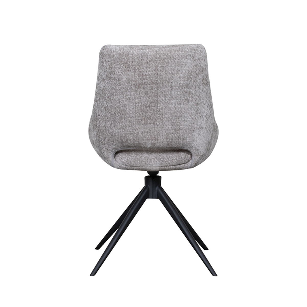 LABEL51 - Eetkamerstoel Marlow - Stone - 63x48x86cm - Set van 2
