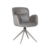 LABEL51 Eetkamerstoel Lasse - Hunter - Microfiber - set van 2