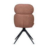 LABEL51 - Eetkamerstoel Finn - Rood - 62x49x91cm - Set van 2