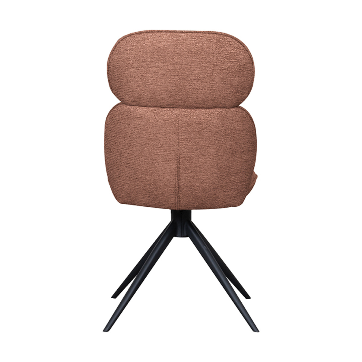 LABEL51 - Eetkamerstoel Finn - Rood - 62x49x91cm - Set van 2