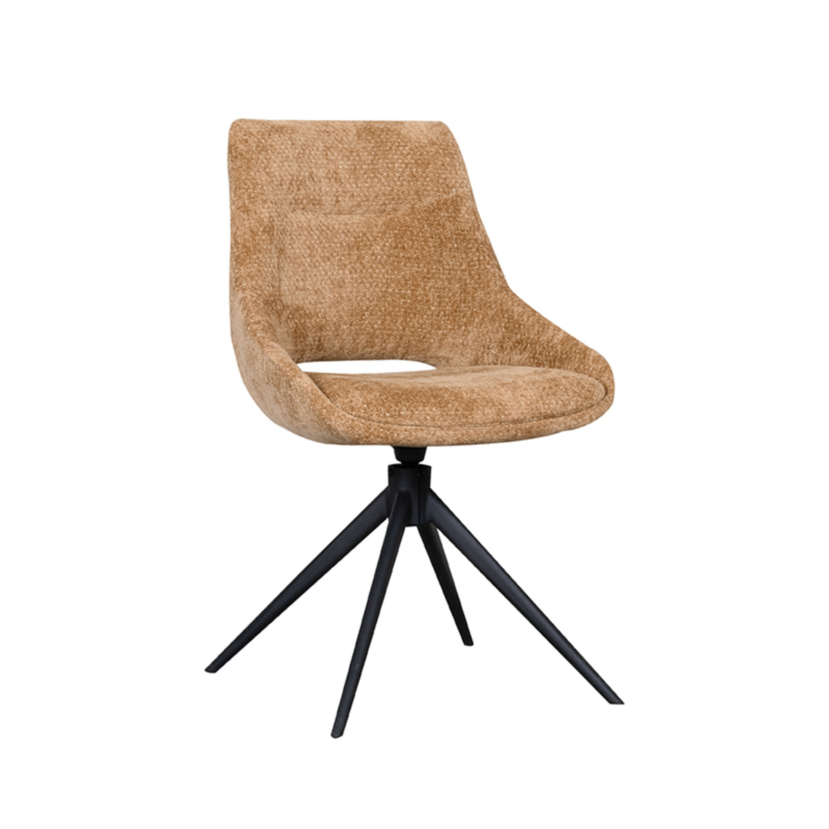 LABEL51 - Eetkamerstoel Marlow - Bruin - 63x48x86cm - Set van 2