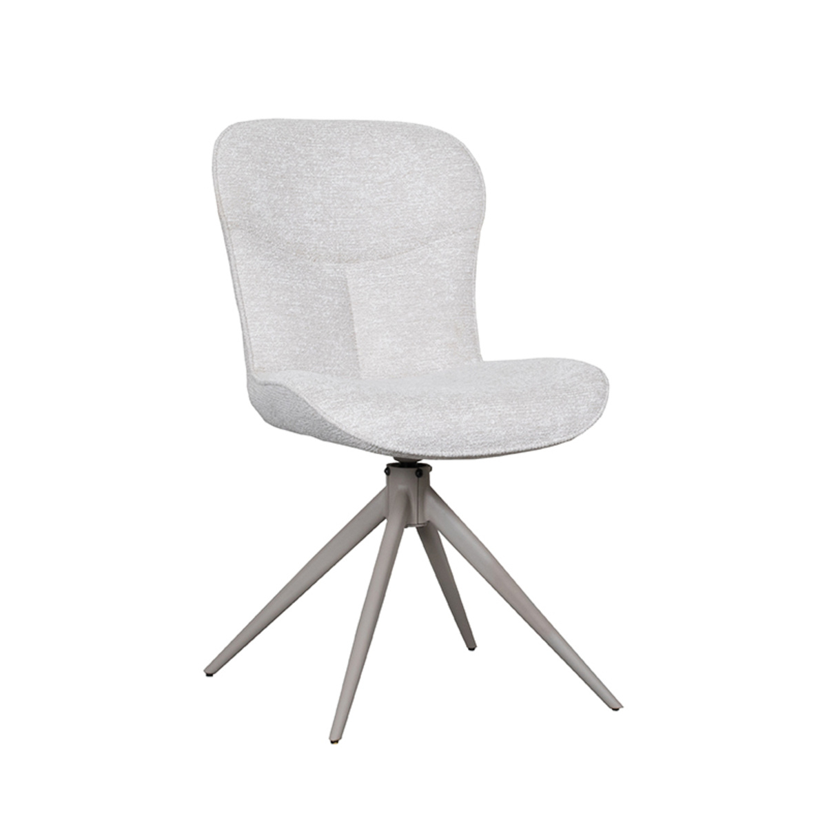 LABEL51 - Eetkamerstoel Thorben - Beige - 64x49x86cm - Set van 2