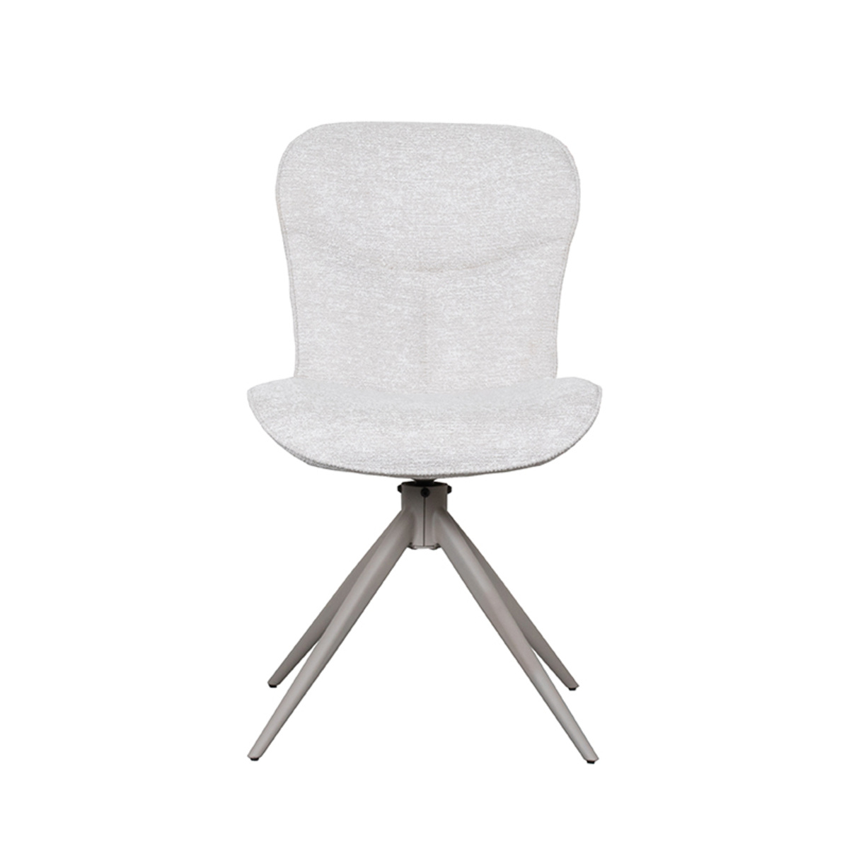 LABEL51 - Eetkamerstoel Thorben - Beige - 64x49x86cm - Set van 2