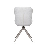 LABEL51 Eetkamerstoel Thorben - Naturel - Stof - set van 2