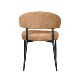 LABEL51 Eetkamerstoel Bliss - Cognac - Elite - set van 2