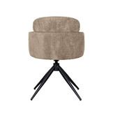 LABEL51 - Eetkamerstoel Levi - Clay - 60x56x80cm - Set van 2