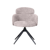LABEL51 - Eetkamerstoel Levi - Beige - 60x56x80cm - Set van 2