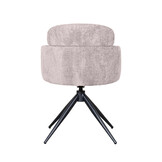 LABEL51 - Eetkamerstoel Levi - Beige - 60x56x80cm - Set van 2