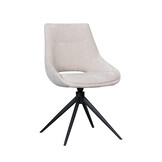 LABEL51 - Eetkamerstoel Marlow - Beige - 63x48x86cm - Set van 2