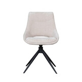 LABEL51 - Eetkamerstoel Marlow - Beige - 63x48x86cm - Set van 2