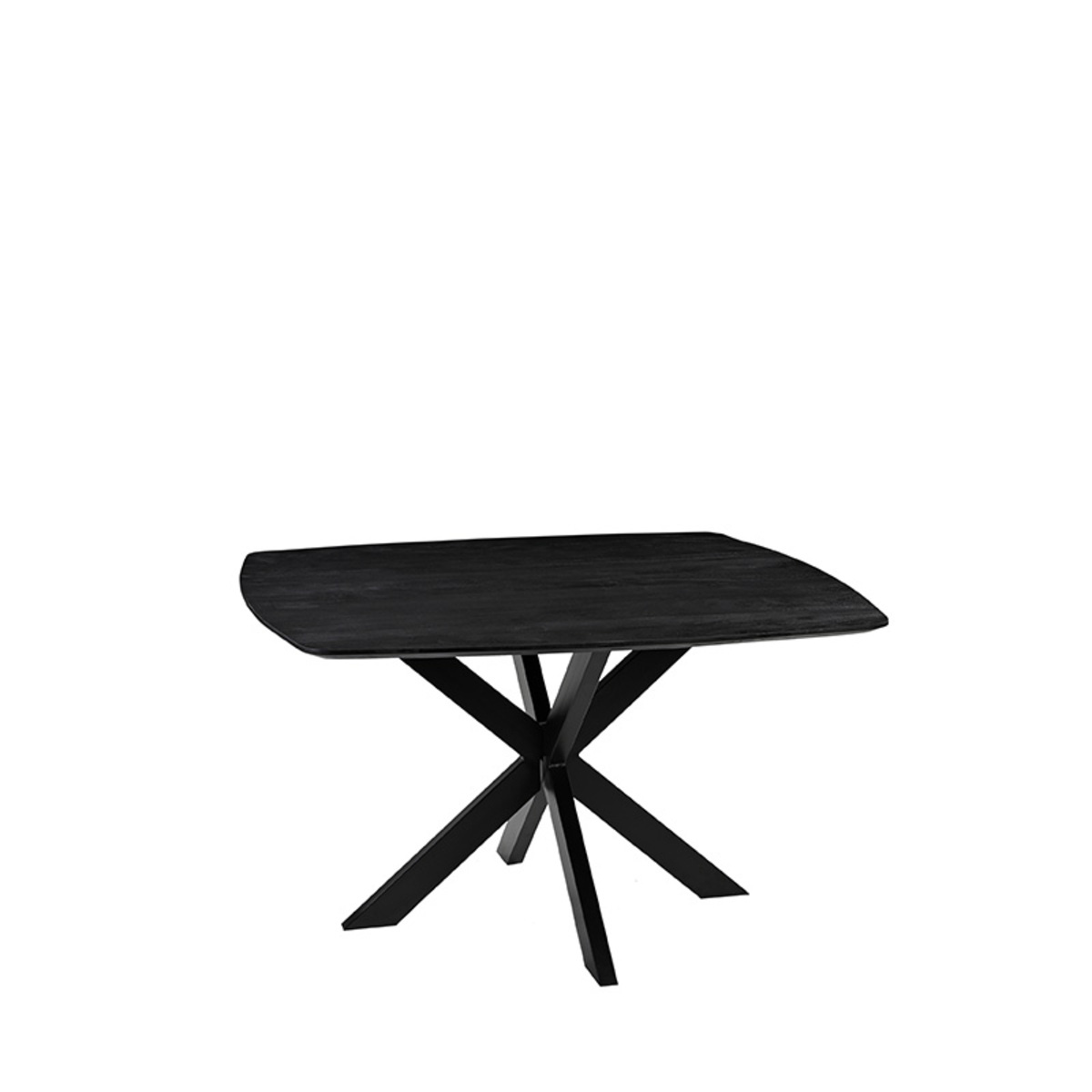 LABEL51 - Eetkamertafel Blake - Zwart - 130x130x76cm