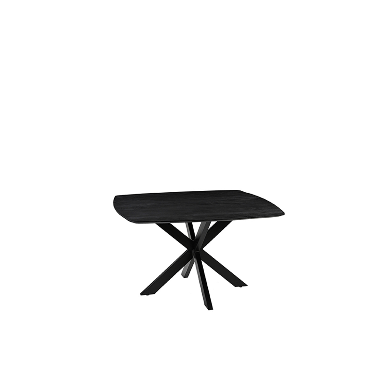 LABEL51 - Eetkamertafel Blake - Zwart - 130x130x76cm